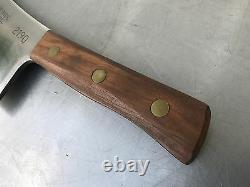 1 Original NOS Vintage Foster Bros. Cleaver Solid Steel 2190 Hickory Handle