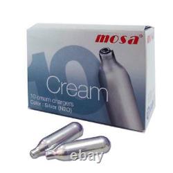 120 MOSA Cream Chargers Dispenser NOS N2O cannister FREE DELIVERY