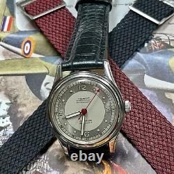 1940s Old Stock! Swiss Selza waterproof bumper automatic military steel watch