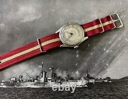 1940s Old Stock! Swiss Selza waterproof bumper automatic military steel watch