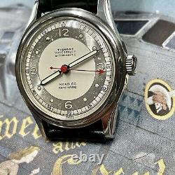 1940s Old Stock! Swiss Selza waterproof bumper automatic military steel watch