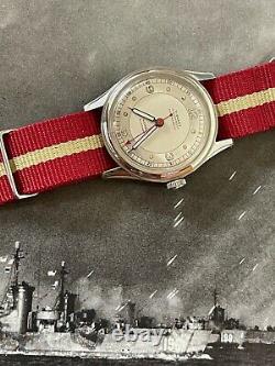 1940s Old Stock! Swiss Selza waterproof bumper automatic military steel watch