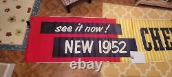 1952 Chevrolet Original New Old Stock Showroom 35x 192 Banner. Stored 70+ yrs