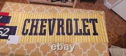 1952 Chevrolet Original New Old Stock Showroom 35x 192 Banner. Stored 70+ yrs