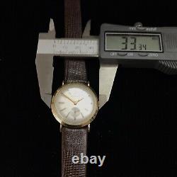 1958 Longines Wittnauer 17J Swiss Mens Fancy Lugs NOS Art Deco Watch Running New