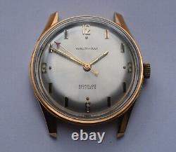 1960s WALTHAM Swiss 34mm Manual Wind Men Wristwatch Cal. AS/ST 1802/03 NOS RUNS