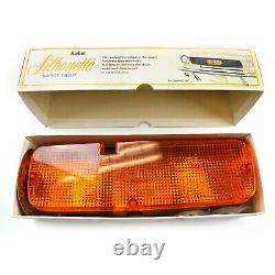 1965 1966 1967 Mustang Lighted Grill Pony Insert Amber Lens Silhouette Nos