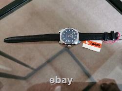 1970s Lanco (Tissot Cal 2481) Mens Automatic Wrist Watch, Working, NOS with Tag