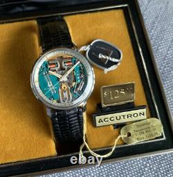 1972 Bulova Accutron Spaceview G Ref. 21036 214 NOS Investment Grade Watch