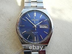 1976, New Old Stock, Stunning Seiko 4004 Quartz Original Seiko Bracelet, All Ss