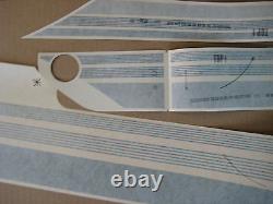 1990 TOYOTA BLUE STRIPES O. E. M. 1989 1991 1992 1993 Pickup decal TRUCK NOS KIT