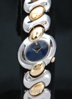 1990's SEIKO Two-Tone Asymmetrical Ladies Quartz WATCH 4N00-5919 New Old Stock