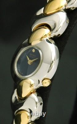 1990's SEIKO Two-Tone Asymmetrical Ladies Quartz WATCH 4N00-5919 New Old Stock