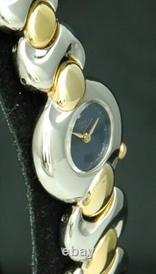 1990's SEIKO Two-Tone Asymmetrical Ladies Quartz WATCH 4N00-5919 New Old Stock