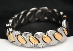 1990's SEIKO Two-Tone Asymmetrical Ladies Quartz WATCH 4N00-5919 New Old Stock