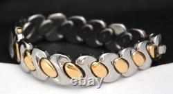 1990's SEIKO Two-Tone Asymmetrical Ladies Quartz WATCH 4N00-5919 New Old Stock