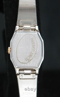 1990's SEIKO Two-Tone Ladies Hexagonal Quartz WATCH 2C21-5409 New Old Stock HTF