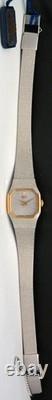 1990's SEIKO Two-Tone Ladies Hexagonal Quartz WATCH 2C21-5409 New Old Stock HTF