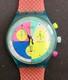 1991 Vintage Swatch Watch FLASH ARROW SCL100 Chrono New Old Stock