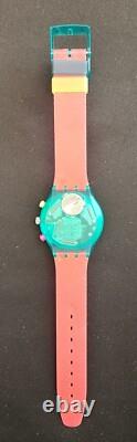 1991 Vintage Swatch Watch FLASH ARROW SCL100 Chrono New Old Stock
