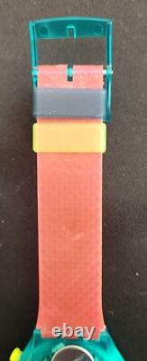 1991 Vintage Swatch Watch FLASH ARROW SCL100 Chrono New Old Stock