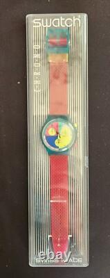 1991 Vintage Swatch Watch FLASH ARROW SCL100 Chrono New Old Stock