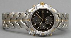 1996 NEW-Old-Stock Vintage SEIKO 7T32-6H39 Sports 100 CHRONO Watch MSRP $499.95