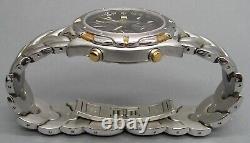 1996 NEW-Old-Stock Vintage SEIKO 7T32-6H39 Sports 100 CHRONO Watch MSRP $499.95