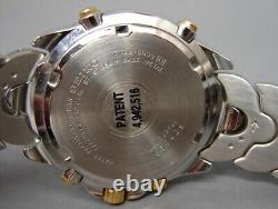 1996 NEW-Old-Stock Vintage SEIKO 7T32-6H39 Sports 100 CHRONO Watch MSRP $499.95