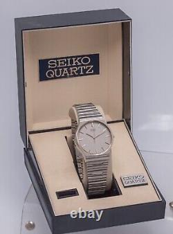 1997 NOS Seiko 5y31-8019 Men's Quartz 32mm Two Tone Bracelet Dress Watch