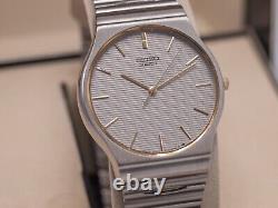 1997 NOS Seiko 5y31-8019 Men's Quartz 32mm Two Tone Bracelet Dress Watch