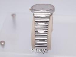 1997 NOS Seiko 5y31-8019 Men's Quartz 32mm Two Tone Bracelet Dress Watch