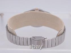 1997 NOS Seiko 5y31-8019 Men's Quartz 32mm Two Tone Bracelet Dress Watch