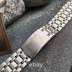 19mm Benrus Prospect Stainless Steel deployment nos 1970s old-stock Watch Band