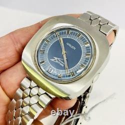 2 NOS Gruen Electronic Men's Wrist Watch with BOX 1 Work 1 Not