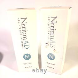 2 NOS (new old stock) Nerium AD Night Cream Age Defying Treatment 1 Fl Oz sealed