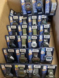 27 Vintage Sega Sports Digital Watches All New Old Stock Boxed Different Styles