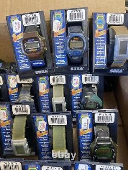 27 Vintage Sega Sports Digital Watches All New Old Stock Boxed Different Styles