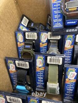 27 Vintage Sega Sports Digital Watches All New Old Stock Boxed Different Styles