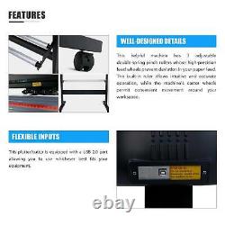 34 Vinyl Cutter / Plotter Sign Cutting Machine w. Software+3 Blades&LCD screen