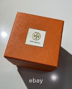 $700 Tory Burch Gold-tone/blue Chronograph Watch Rare New Old Stock Trb1021 Read