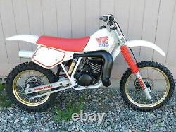 87 Yamaha YZ490T YZ IT 490 T Vintage MX MotoCross ALL ORIGINAL Restored to NOS