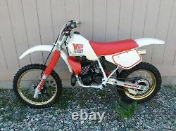 87 Yamaha YZ490T YZ IT 490 T Vintage MX MotoCross ALL ORIGINAL Restored to NOS