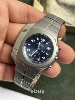 90's New Old Stock Citizen Eco-drive titanium 8417-522838 TA Radio controlled