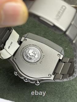 90's New Old Stock Citizen Eco-drive titanium 8417-522838 TA Radio controlled