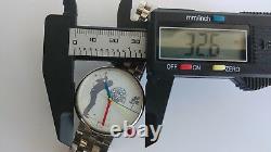 ALAIN SILBERSTEIN KLOK WATCH GOLF with 2 steel bracelets. New Old Stock