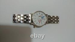 ALAIN SILBERSTEIN WATCH with very rare round seconds hand. NEW OLD STOCK