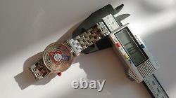 ALAIN SILBERSTEIN WATCH with very rare round seconds hand. NEW OLD STOCK