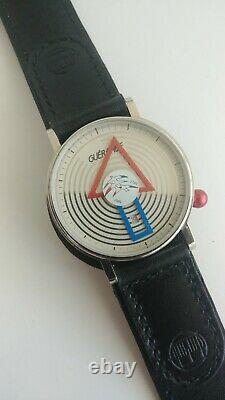 ALAIN SILBERSTEIN WATCH with very rare round seconds hand. New Old Stock Perfect