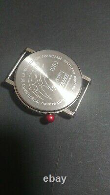 ALAIN SILBERSTEIN WATCH with very rare round seconds hand. New Old Stock Perfect